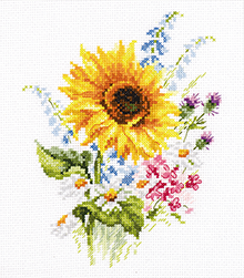 2-49 Bouquet with sunflower